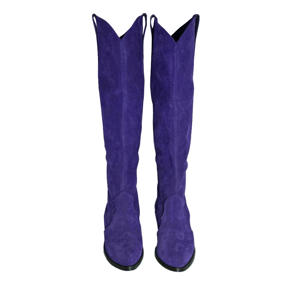 MEGGI PURPLE SUEDE