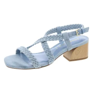 meliza Womens Slip On Buckle Slingback Sandals