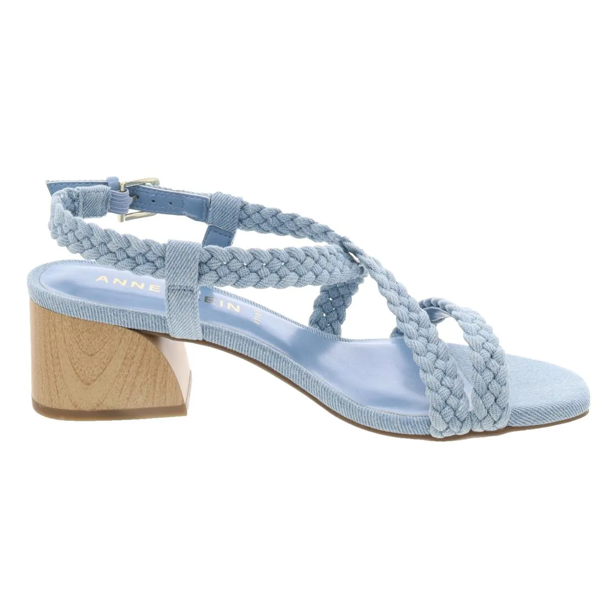 meliza Womens Slip On Buckle Slingback Sandals