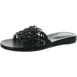 Melly Knotte Womens Comfort Insole Mesh Slide Sandals