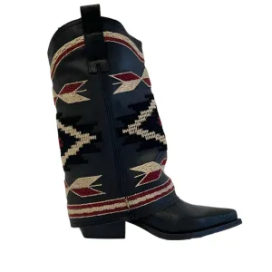 METISSE DX638 BLACK BOOTS