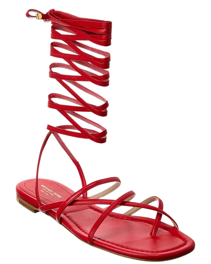 Michael Kors Collection Jade Runway Leather Sandal