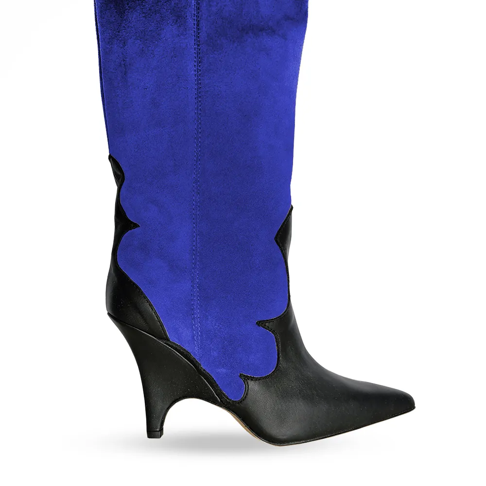 MICK SUEDE BLUE