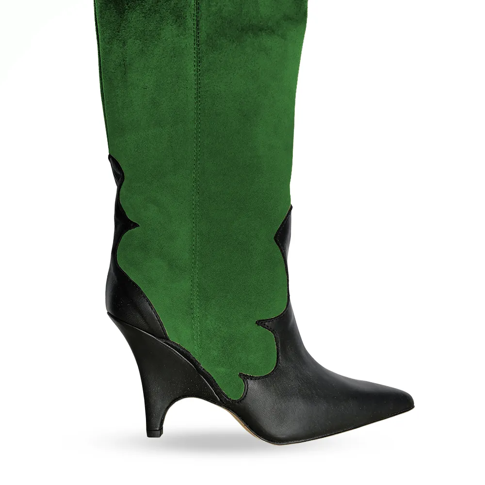 MICK SUEDE GREEN