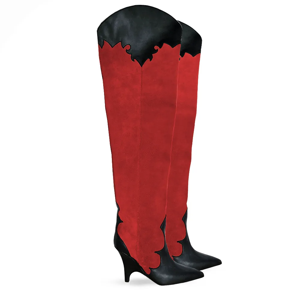 MICK SUEDE RED