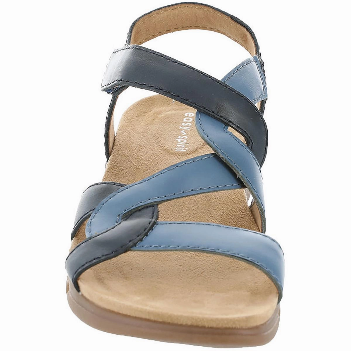 Minny Womens Criss-Cross Front Leather Slingback Sandals