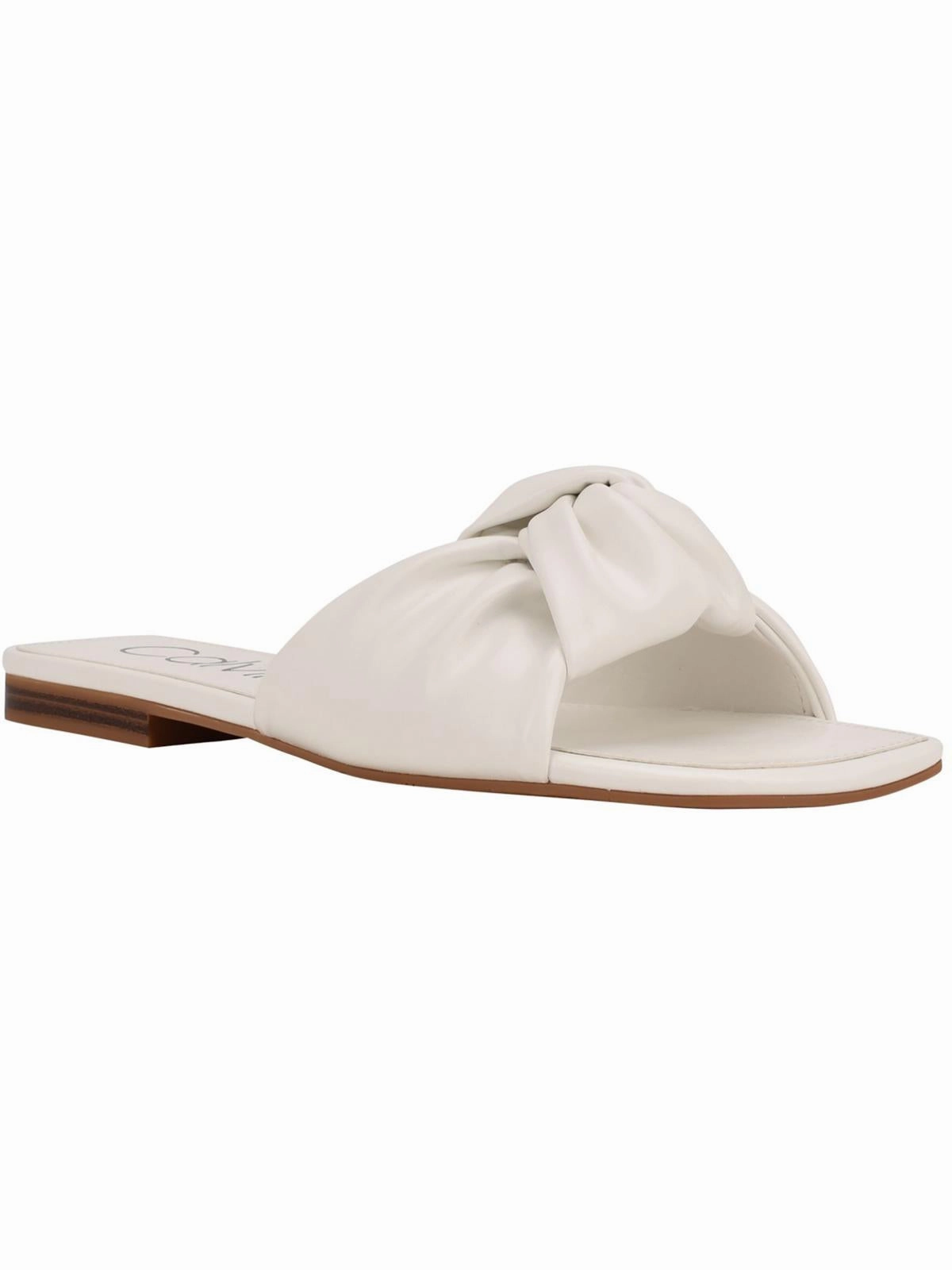 Mokio 2 Womens Faux Leather Slide Sandals