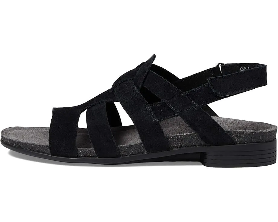 Munro Corine Sandals Women's US 7 Black Leather Round Toe Slingback KHD1095