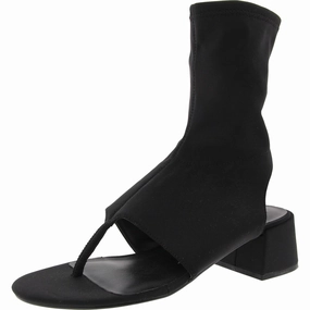 Neo Womens Zipper Nylon Block Heel