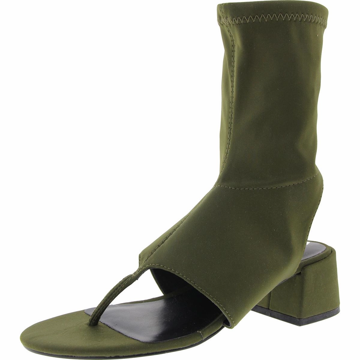 Neo Womens Zipper Nylon Block Heel