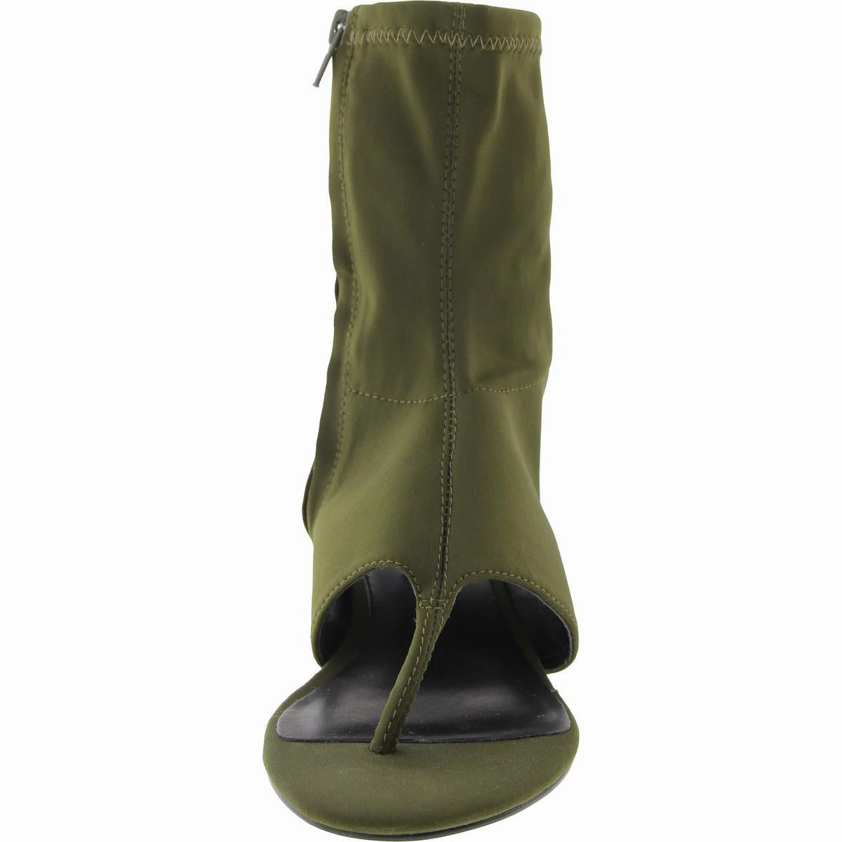 Neo Womens Zipper Nylon Block Heel