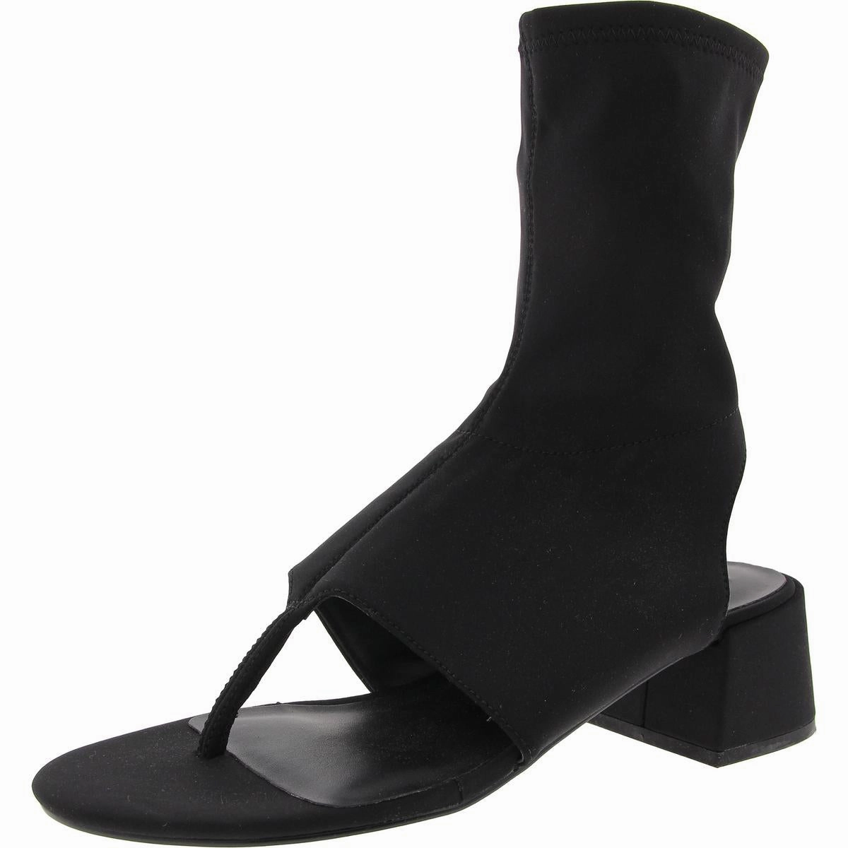 Neo Womens Zipper Nylon Block Heel
