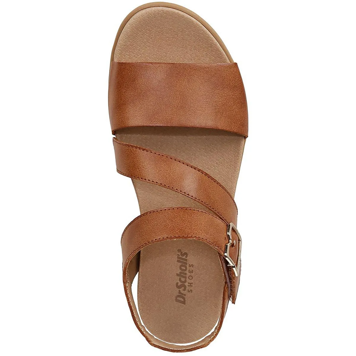 Nicely Fun Womens Faux Leather Cushioned Slingback Sandals