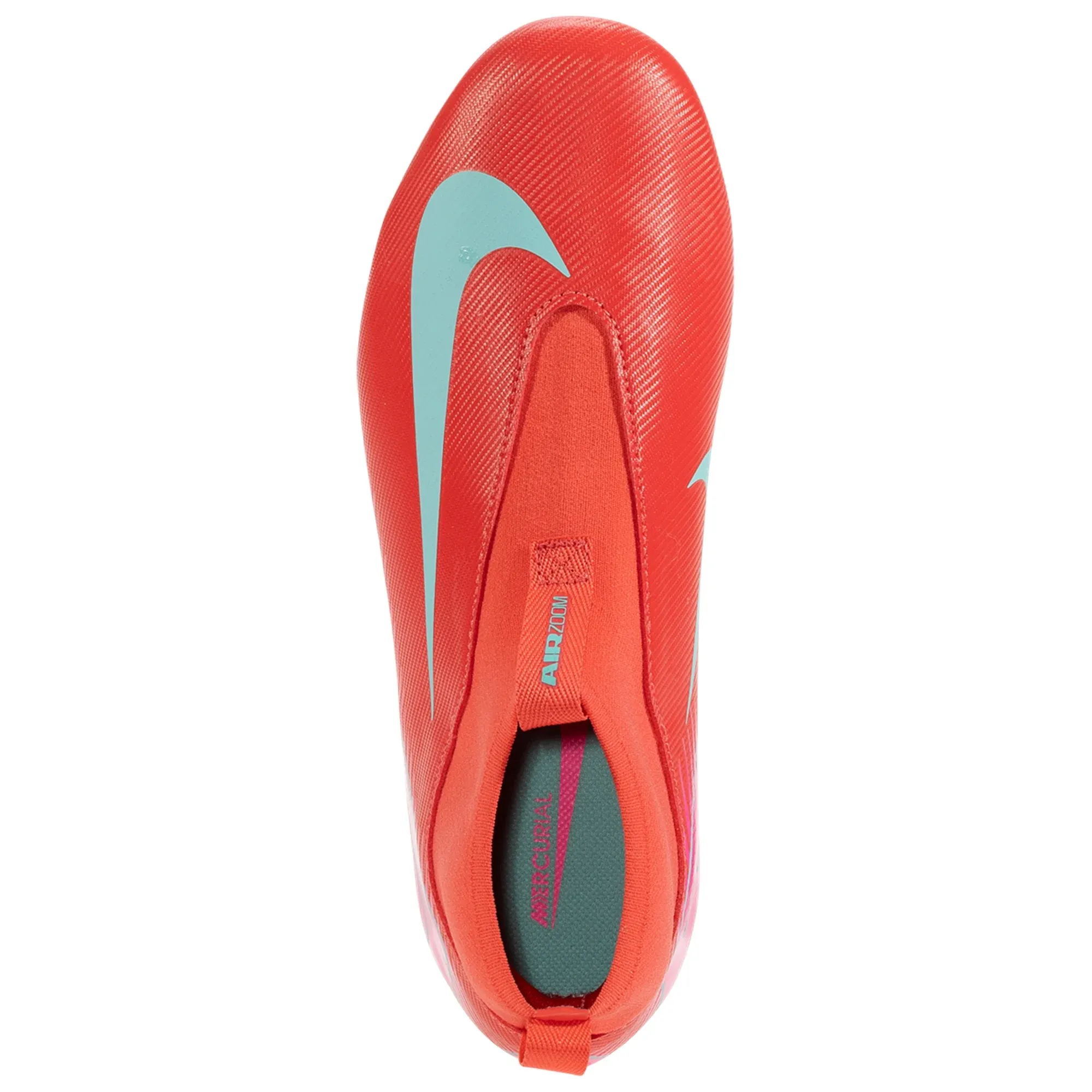 Nike Jr. Zoom Superfly 10 Academy FG/MG Soccer Cleats (Ember Glow/Aurora Green)