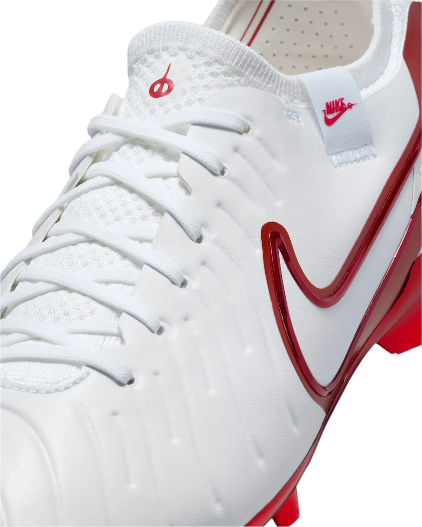 Nike Legend 10 Elite LV8 FG Soccer Cleats (White/Multi)