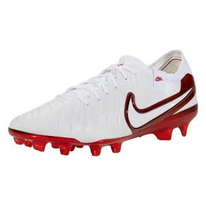 Nike Legend 10 Elite LV8 FG Soccer Cleats (White/Multi)