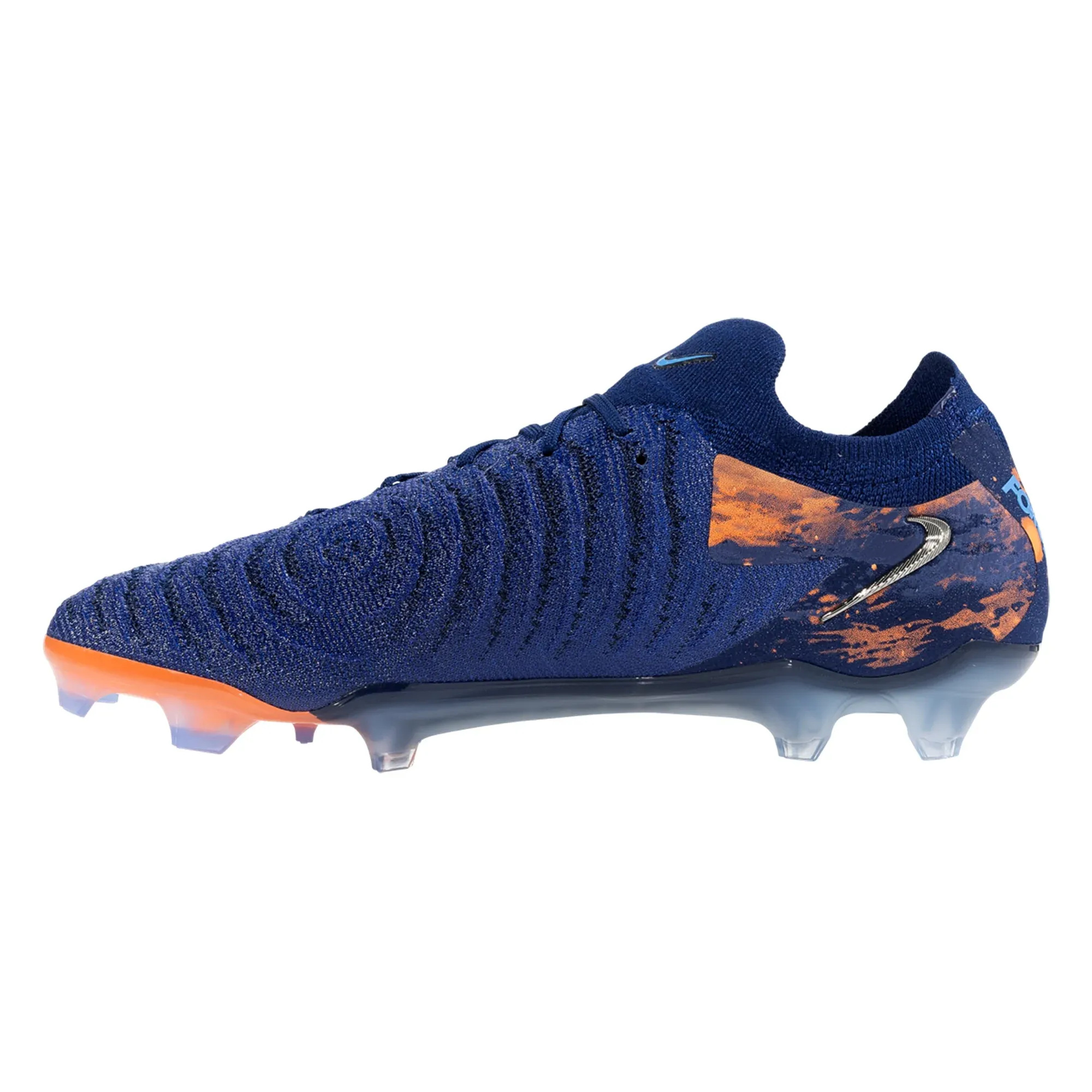 Nike Phantom GX II Elite Erling Haaland FG Soccer Cleats (Blue Void/Chrome)