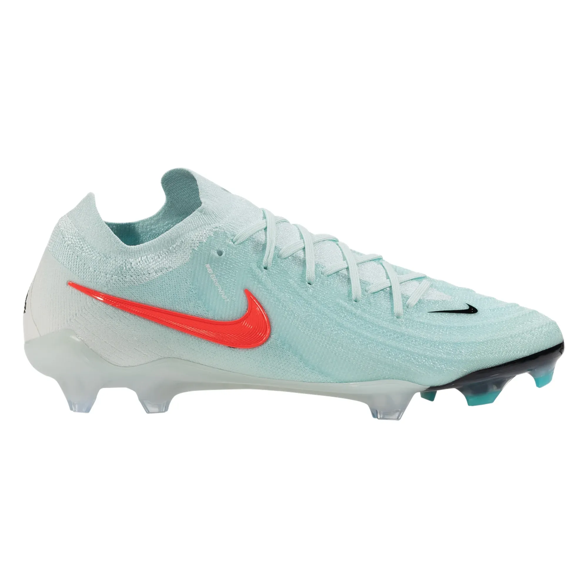 Nike Phantom GX II Elite FG Soccer Cleats (Mint/Atomic Red-Off Noir)