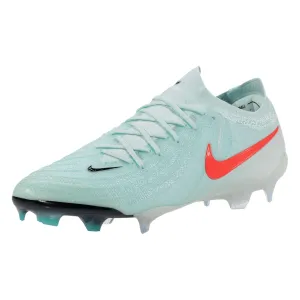 Nike Phantom GX II Elite FG Soccer Cleats (Mint/Atomic Red-Off Noir)