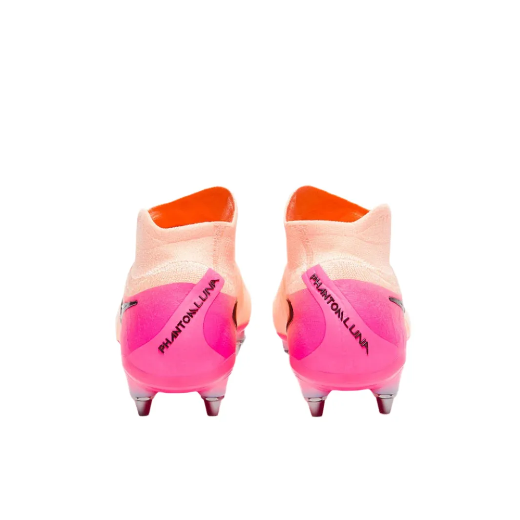 Nike Phantom Luna II Elite FG Soccer Cleats (Crimson Tint/Black-Pink Blast)
