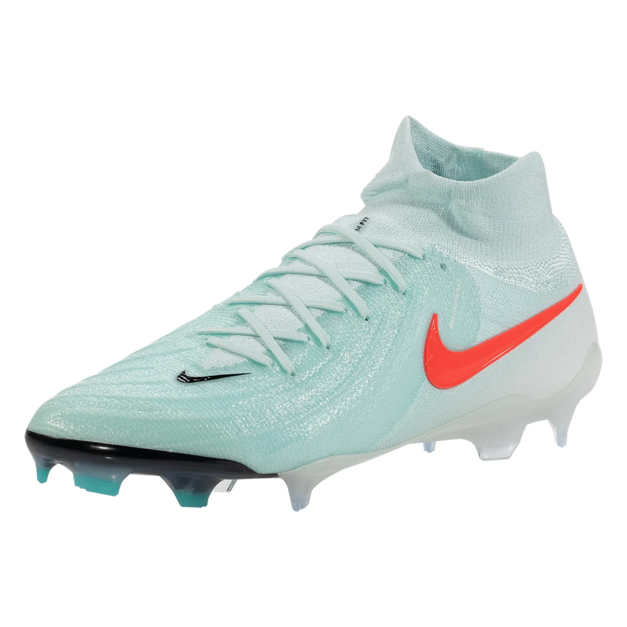 Nike Phantom Luna II Elite FG Soccer Cleats (Mint/Atomic Red)