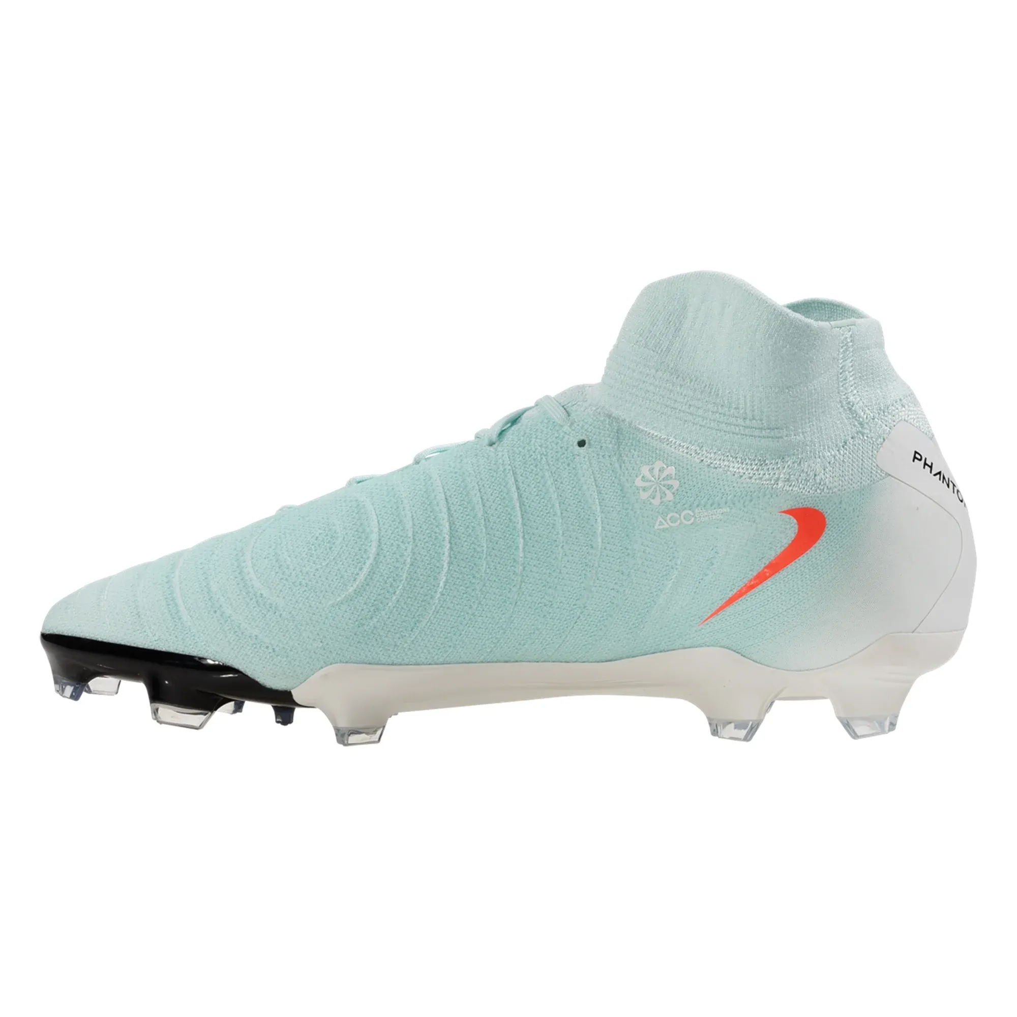 Nike Phantom Luna II Pro FG Soccer Cleats (Mint/Atomic Red)