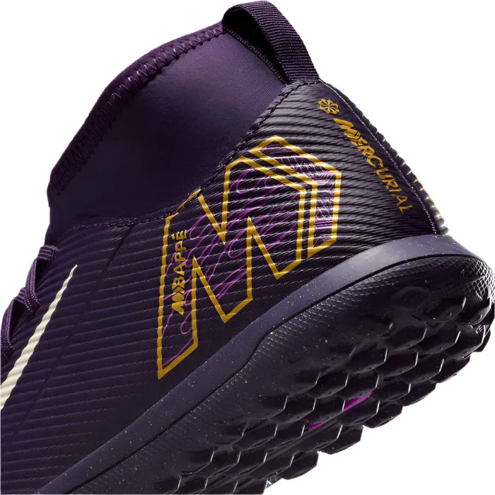 Nike Youth Jr. Superfly 10 Club Kylian Mbappe Turf TF (Grand Purple/Pale Ivory)