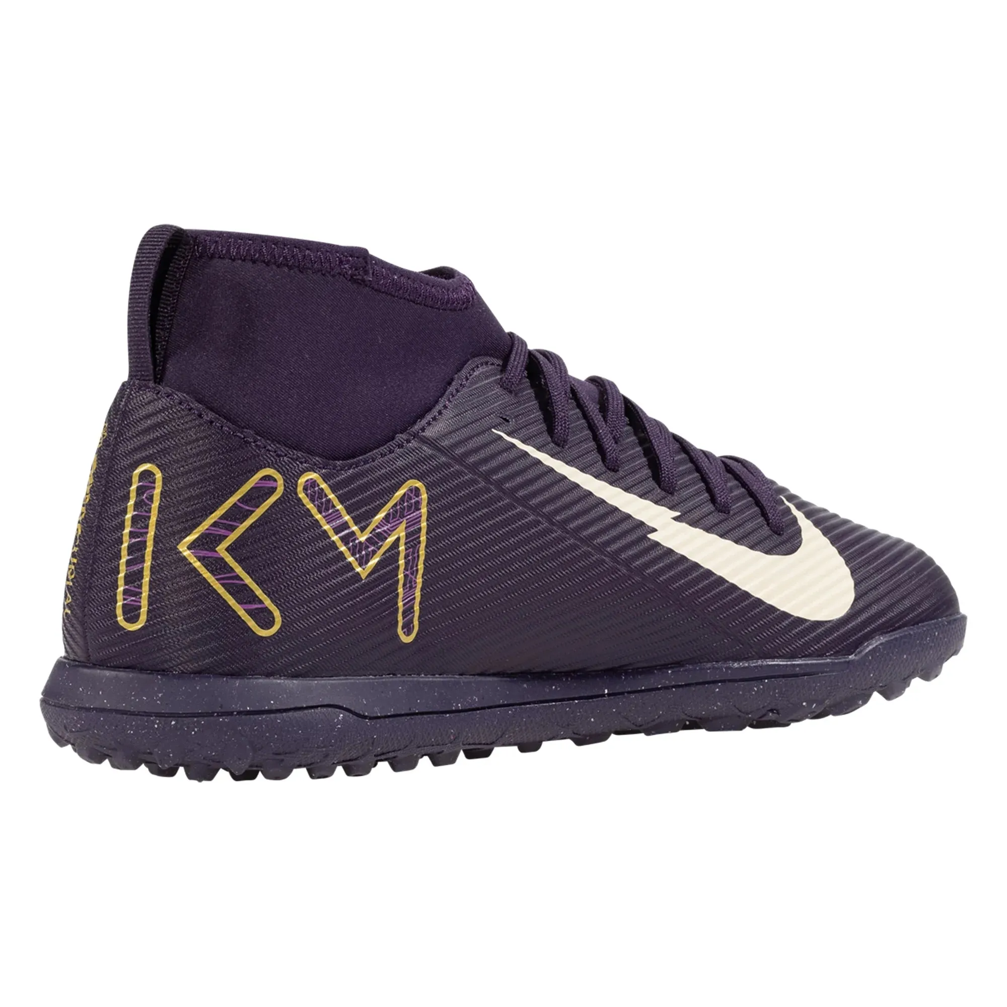 Nike Youth Jr. Superfly 10 Club Kylian Mbappe Turf TF (Grand Purple/Pale Ivory)