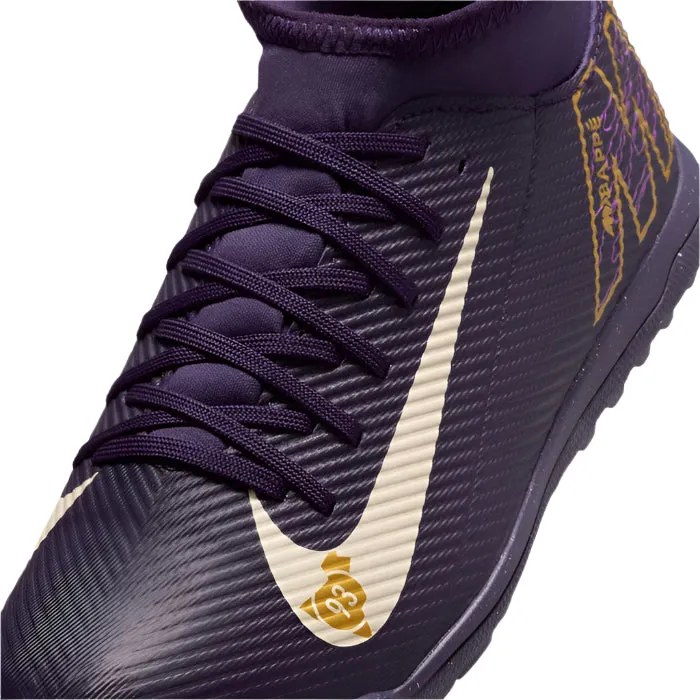 Nike Youth Jr. Superfly 10 Club Kylian Mbappe Turf TF (Grand Purple/Pale Ivory)