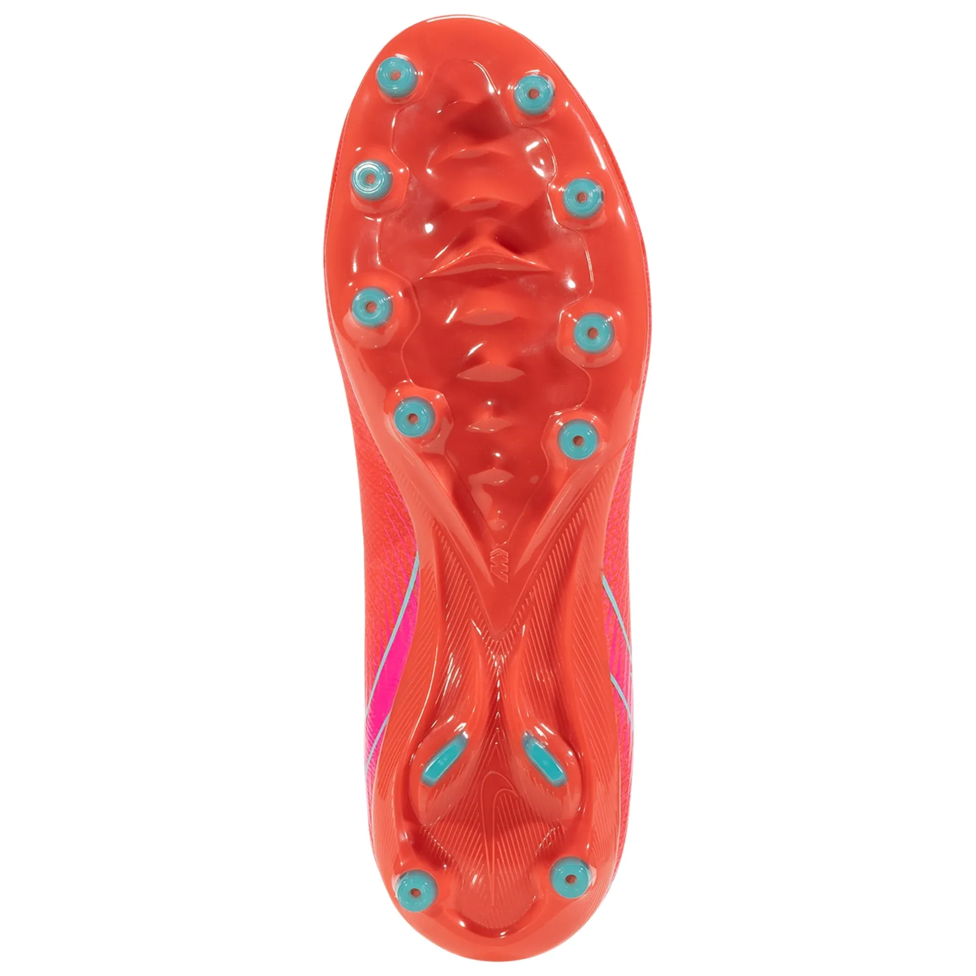Nike Zoom Vapor 16 Pro AG-Pro Soccer Cleats (Ember Glow/Aurora Green)
