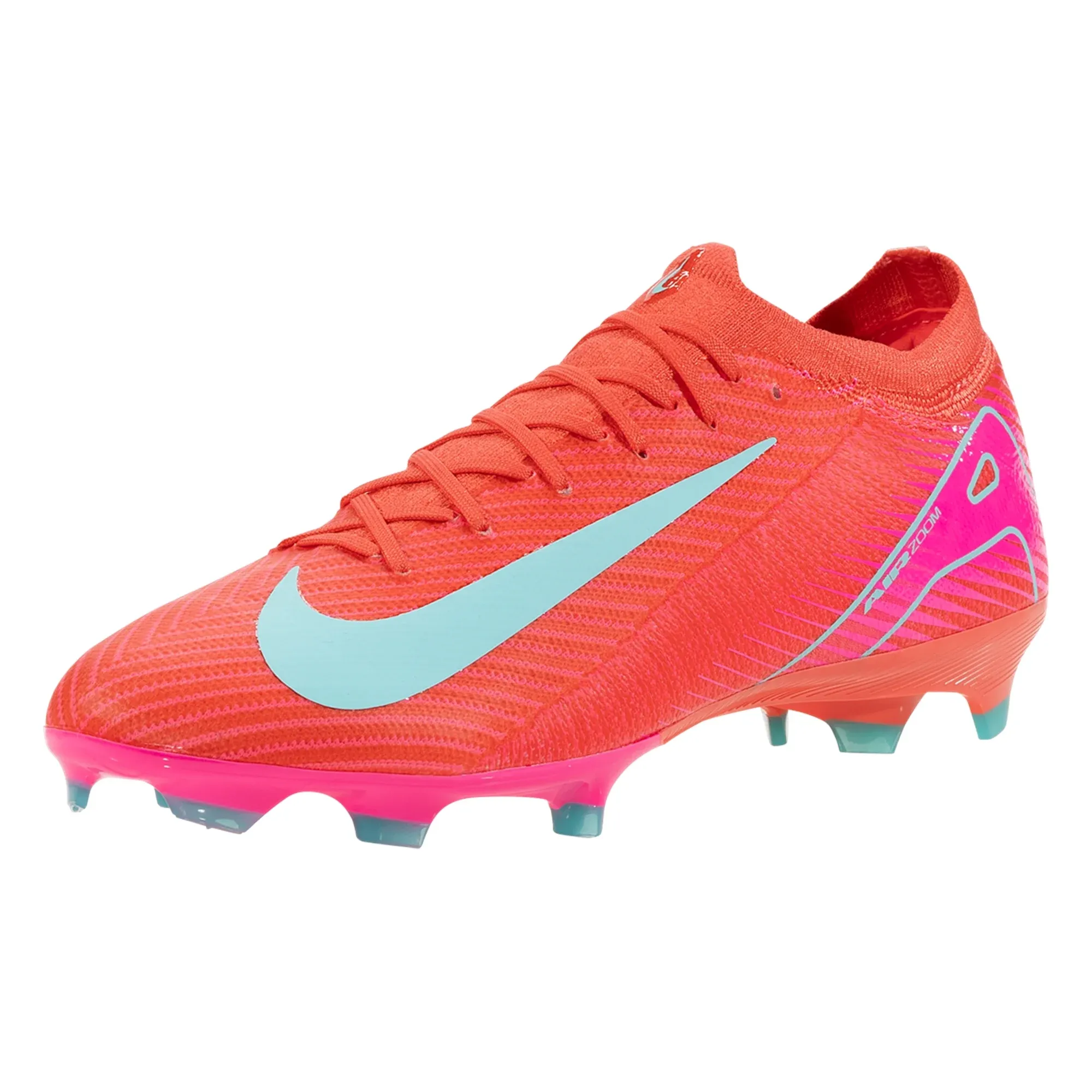 Nike Zoom Vapor 16 Pro FG Soccer Cleats (Ember Glow/Aurora Green)