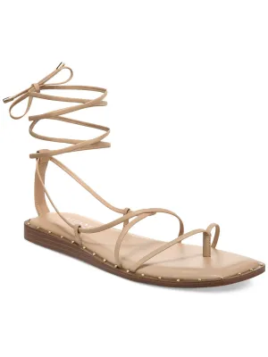 Nova Womens Faux Leather Flat Gladiator Sandals