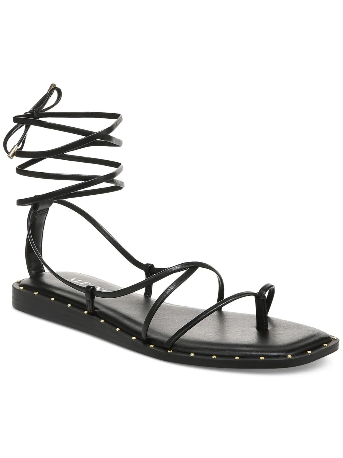Nova Womens Faux Leather Flat Gladiator Sandals