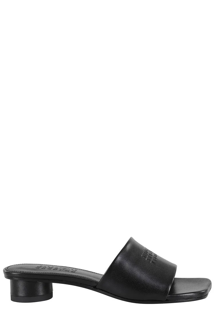 Numeric Sandal With Engraved Logo Band