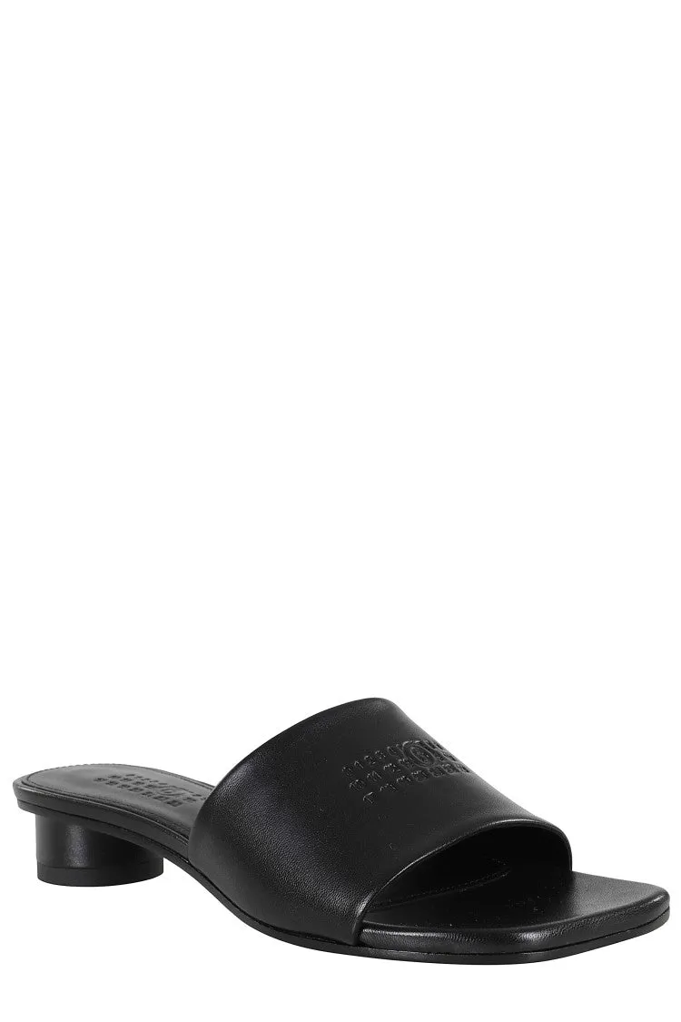 Numeric Sandal With Engraved Logo Band