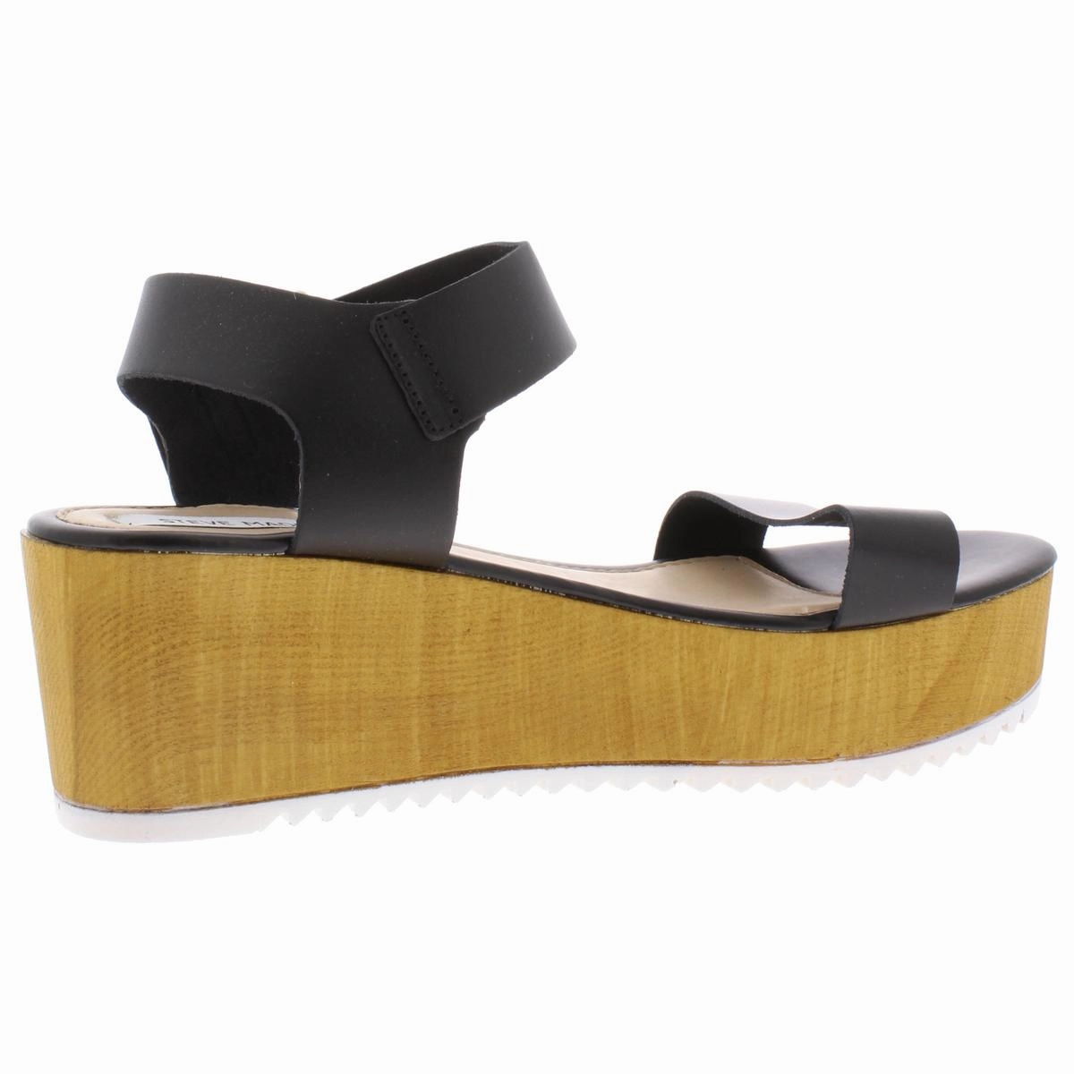 Nylee Womens Solid Wedge Platform Sandals