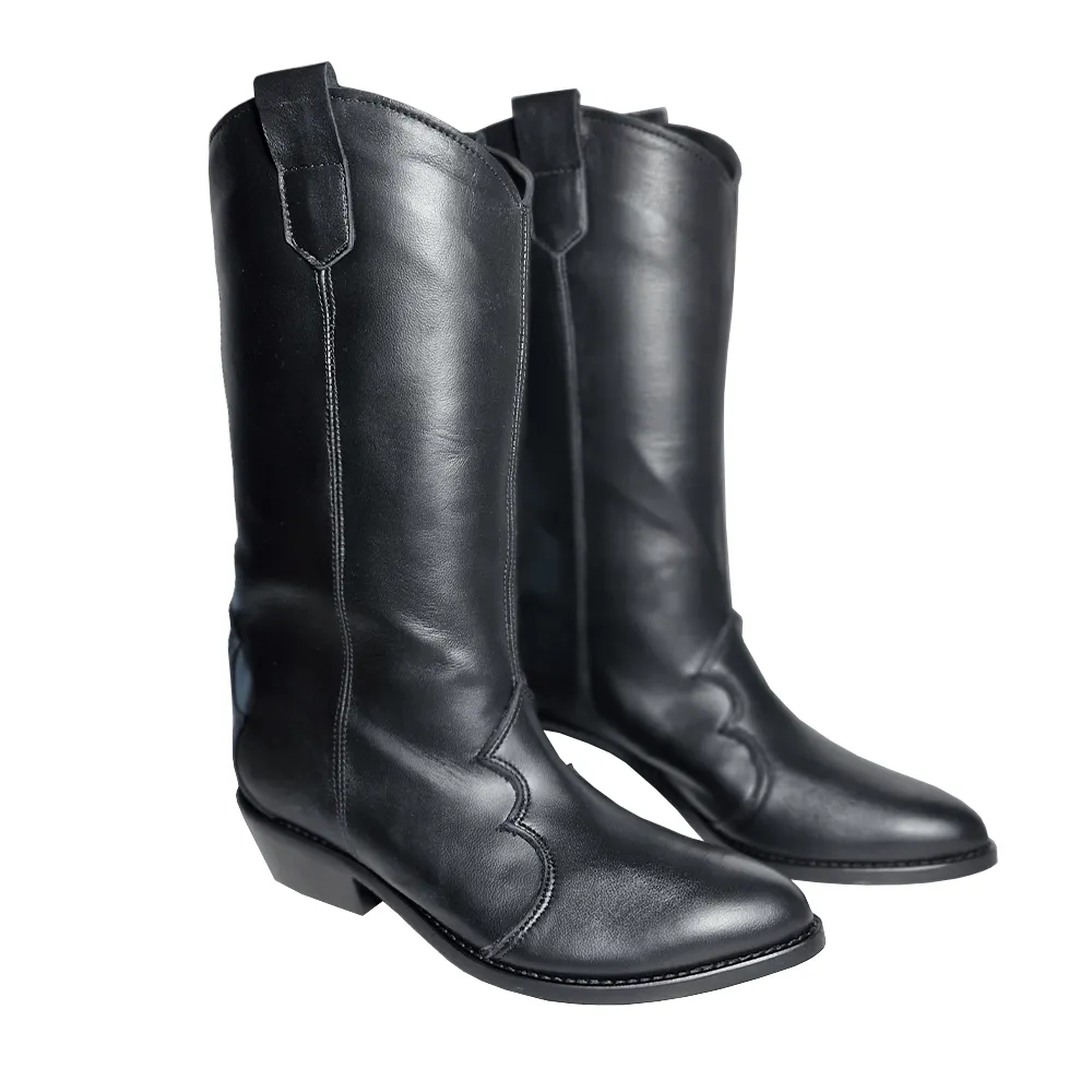 OLIVIA LEATHER BLACK