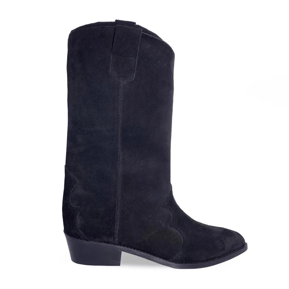 OLIVIA SUEDE BLACK
