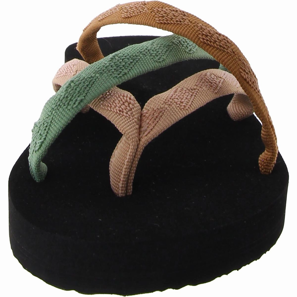 Olowahu Womens Strappy Thong Slide Sandals