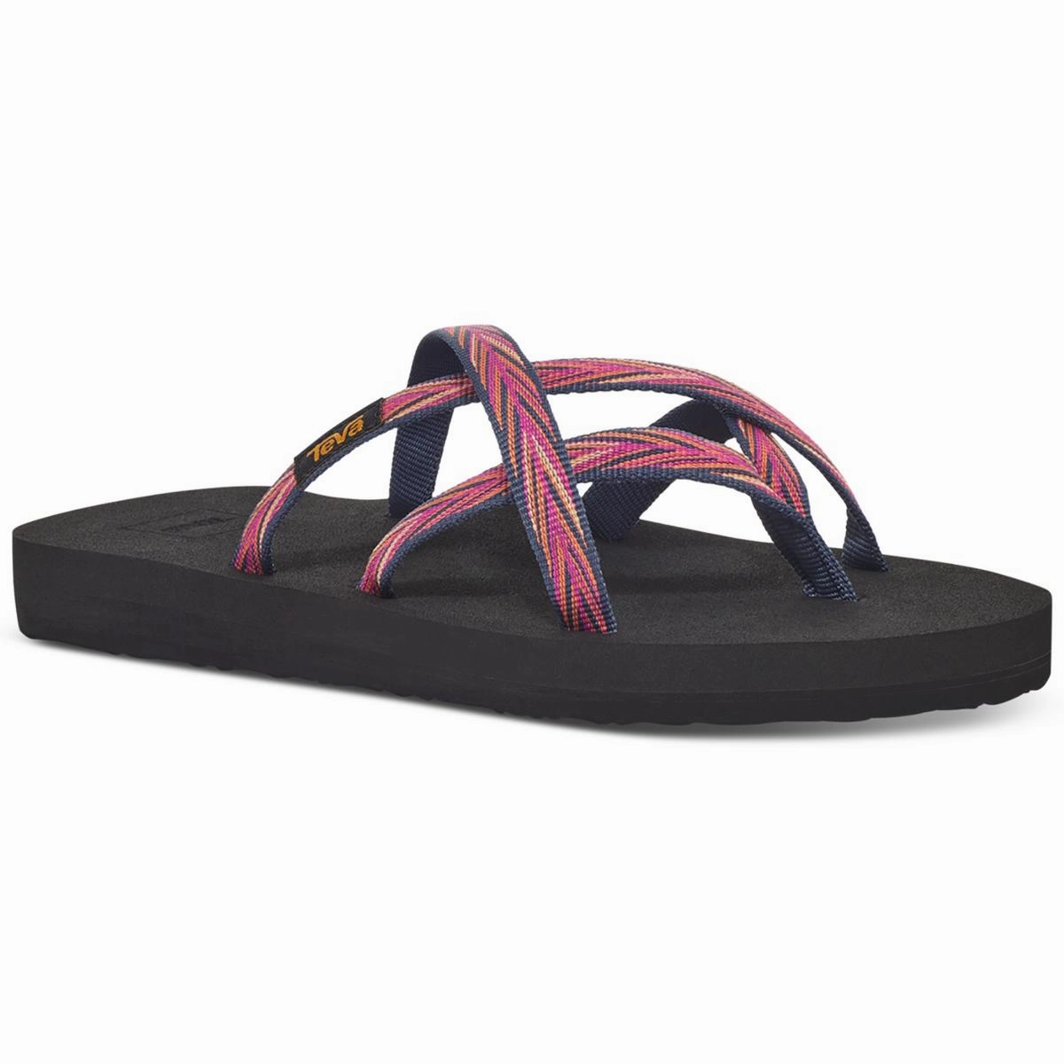 Olowahu Womens Strappy Thong Slide Sandals