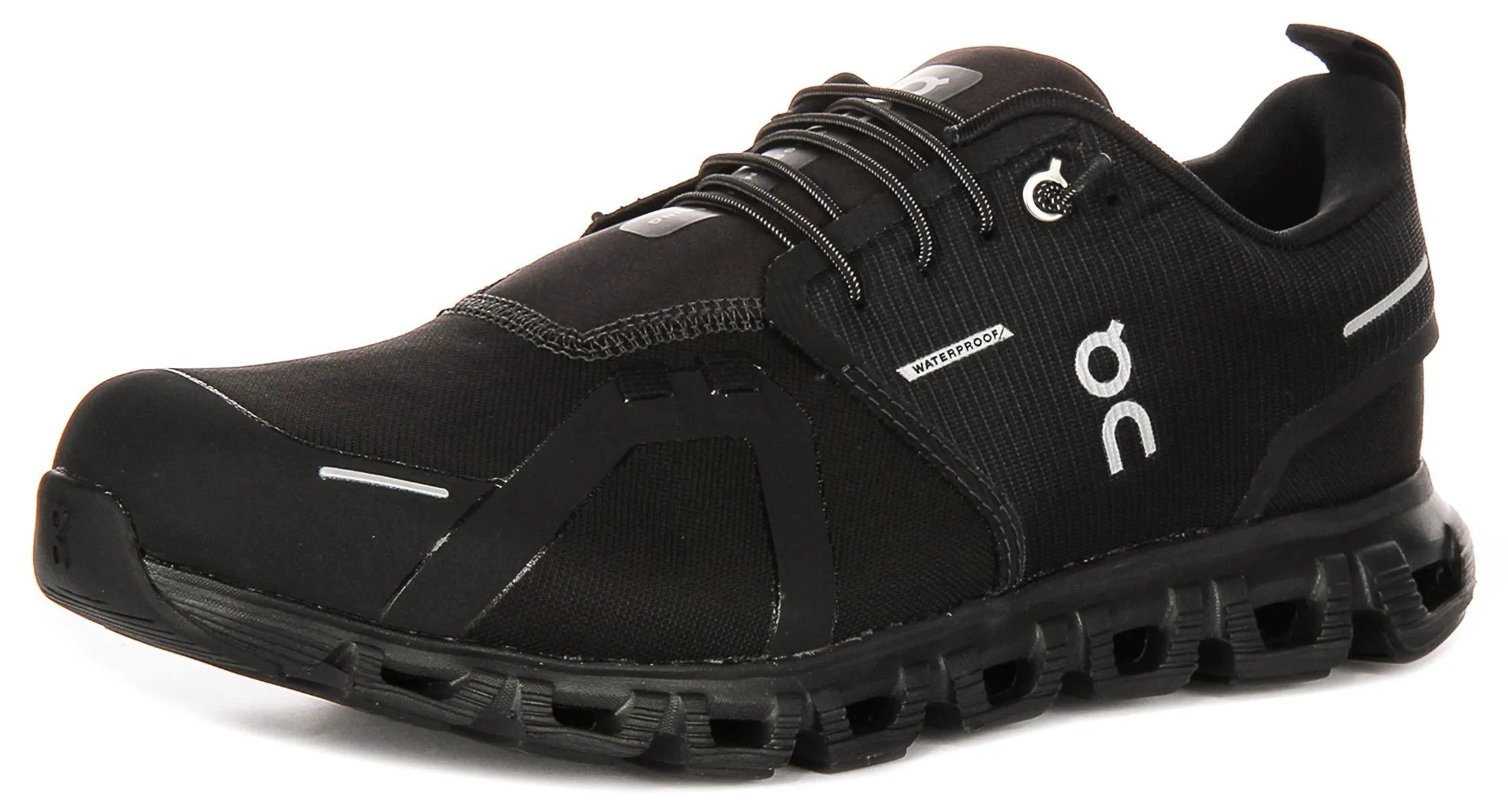 On Running Cloud 6 Waterproof In Black Black For Women