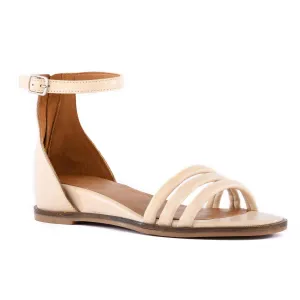 Once Again Womens Buckle Leather Ankle Strap