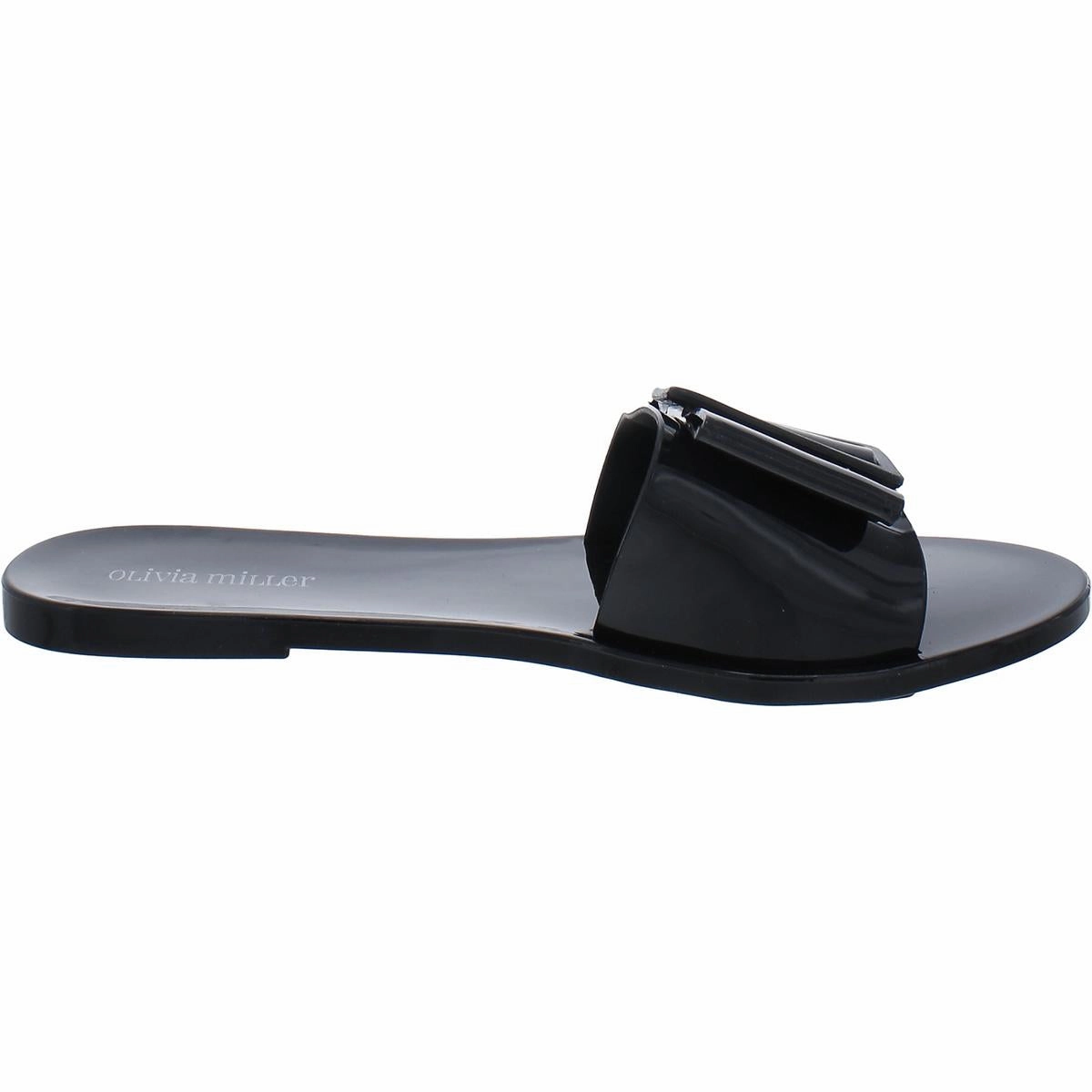 Orma Womens Plastic Slip On Slide Sandals