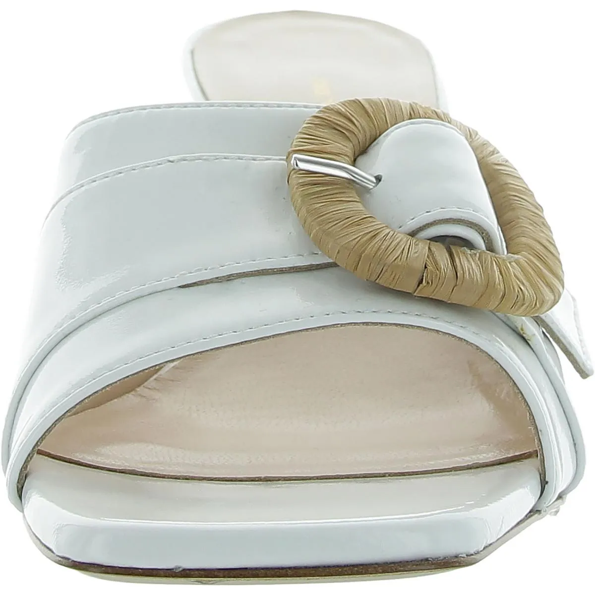 Page Womens Slip On Open Toe Mule Sandals
