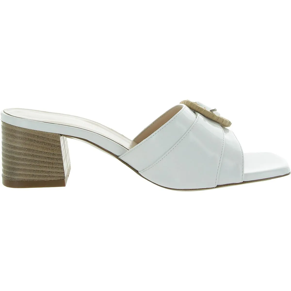 Page Womens Slip On Open Toe Mule Sandals