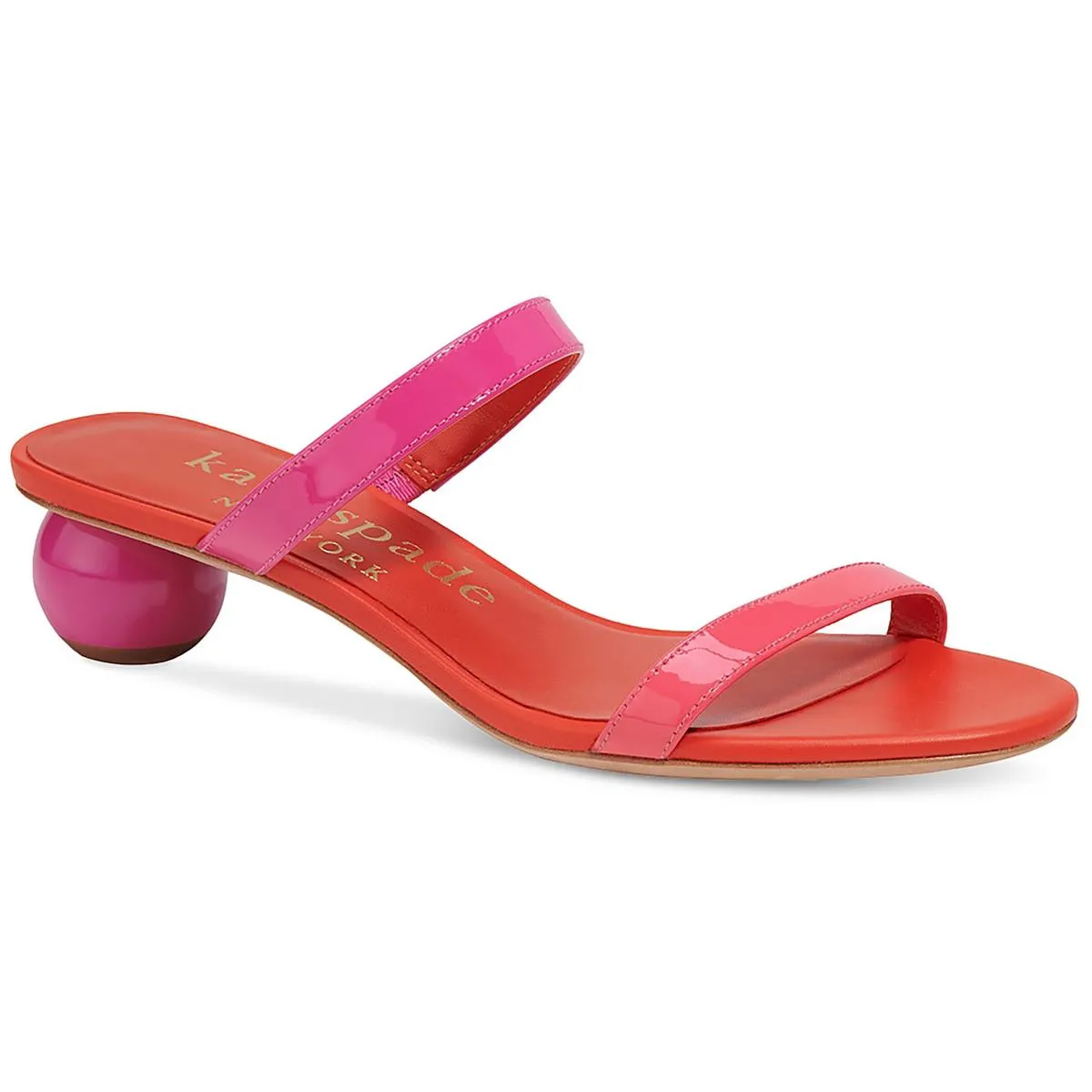 Palm Springs Womens Patent Leather Slip On Heels