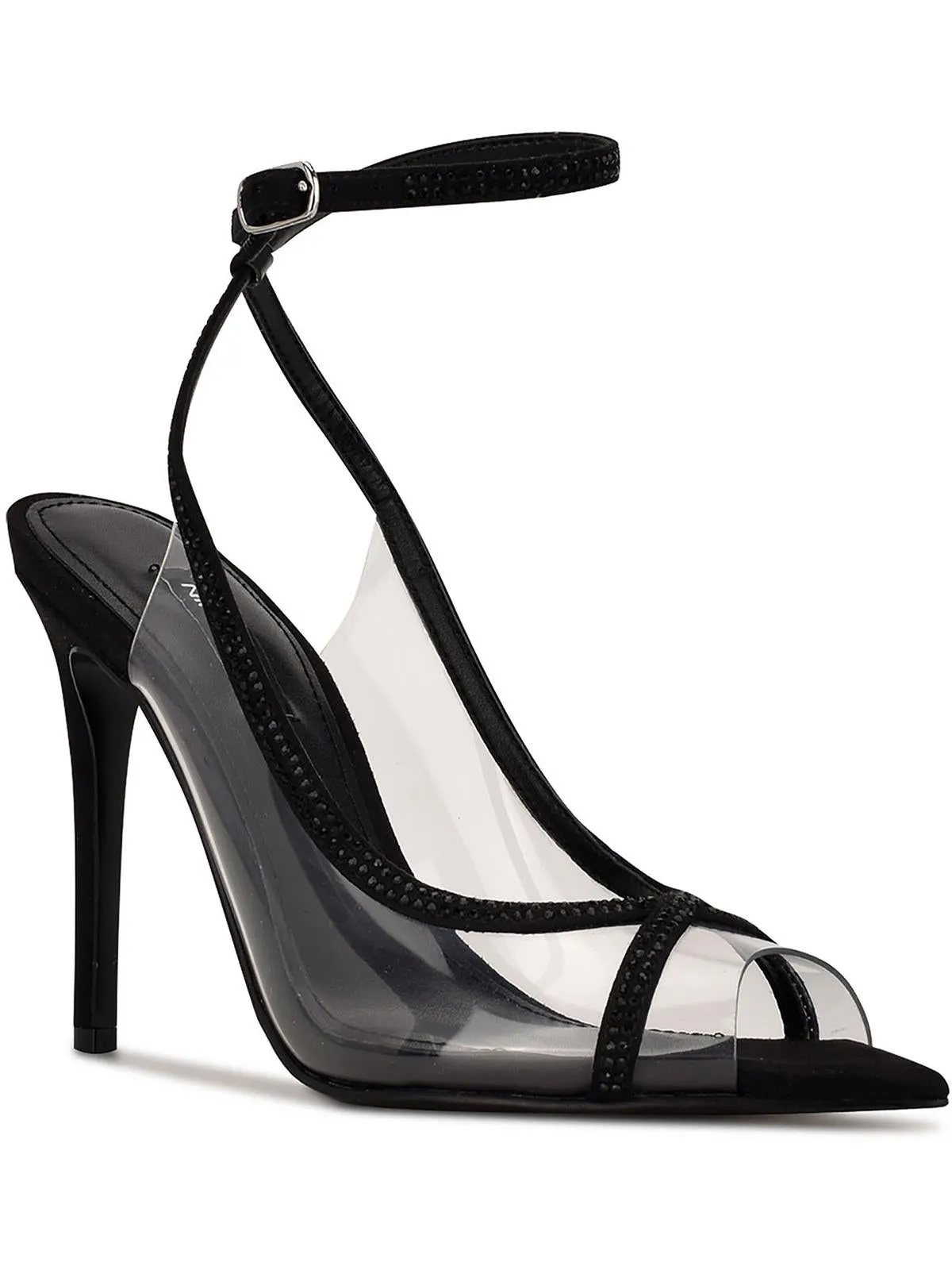 Parise 3 Womens Ankle Strap Open Toe Heels