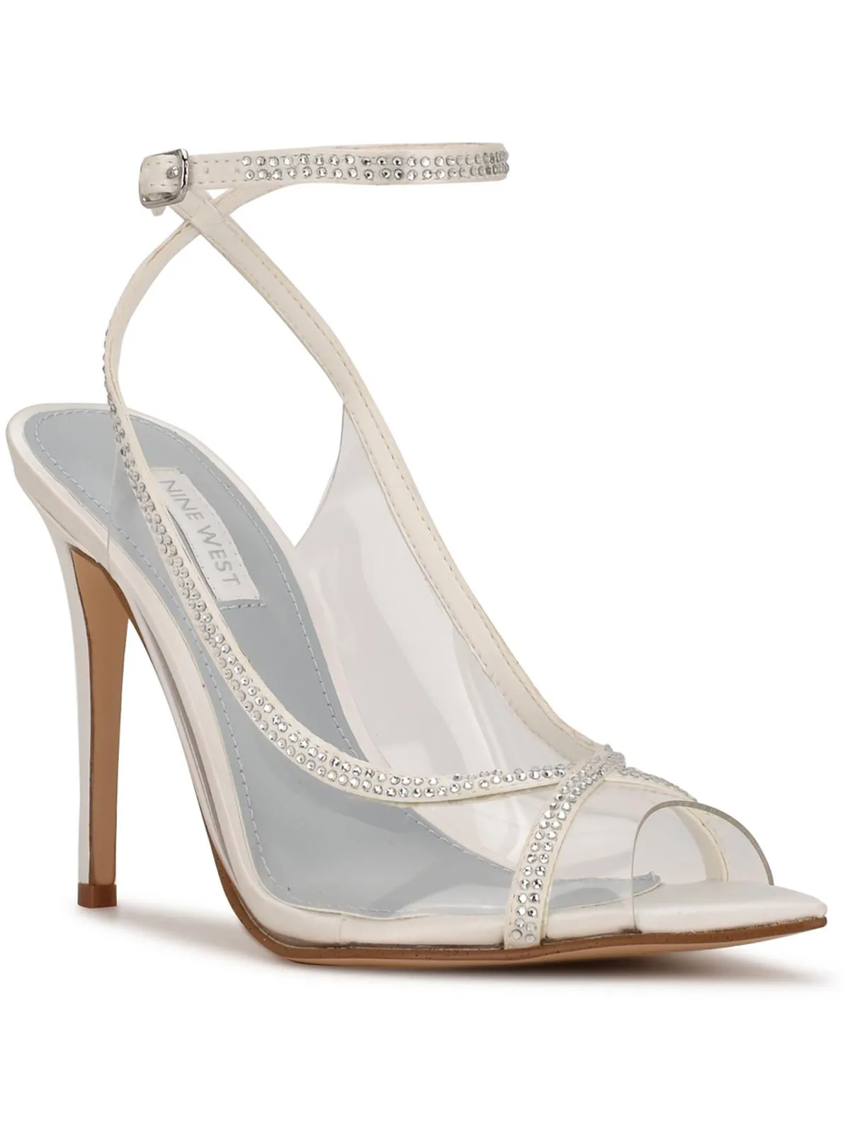Parise 3 Womens Ankle Strap Open Toe Heels