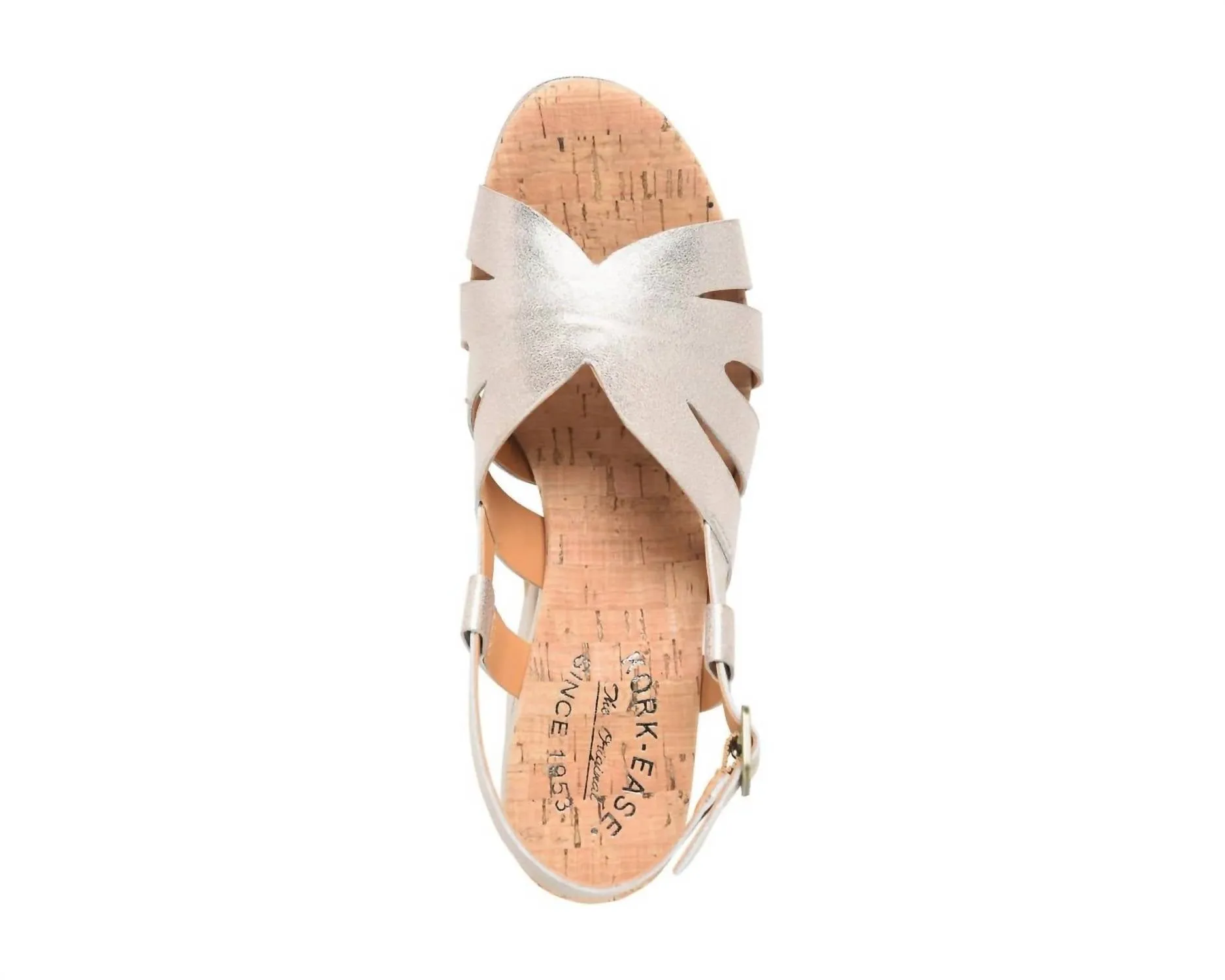 Paschal Platform Sandal In Gold