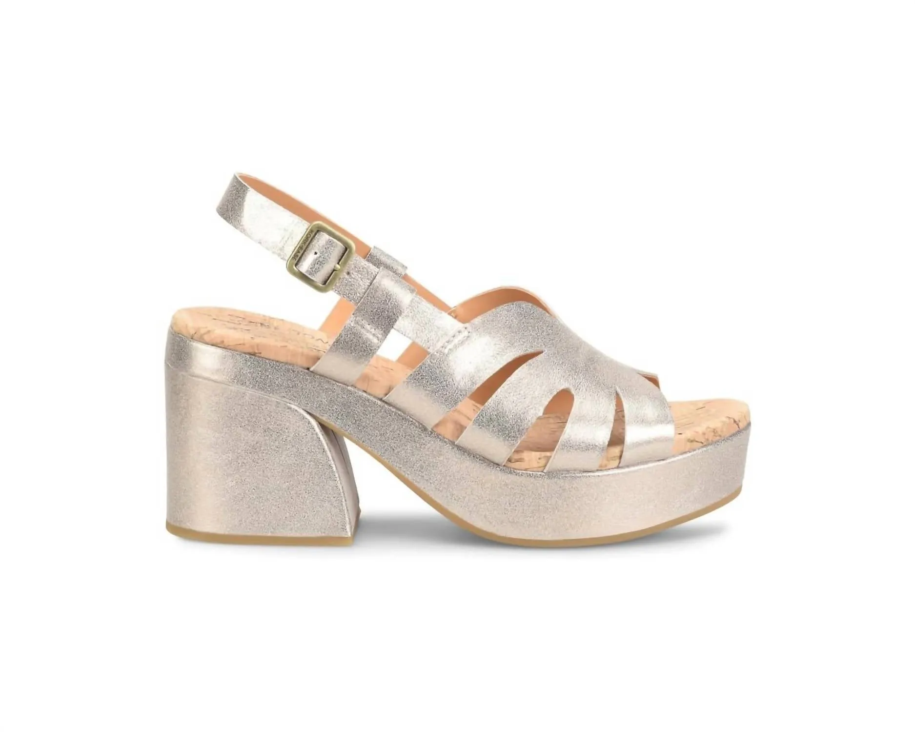 Paschal Platform Sandal In Gold